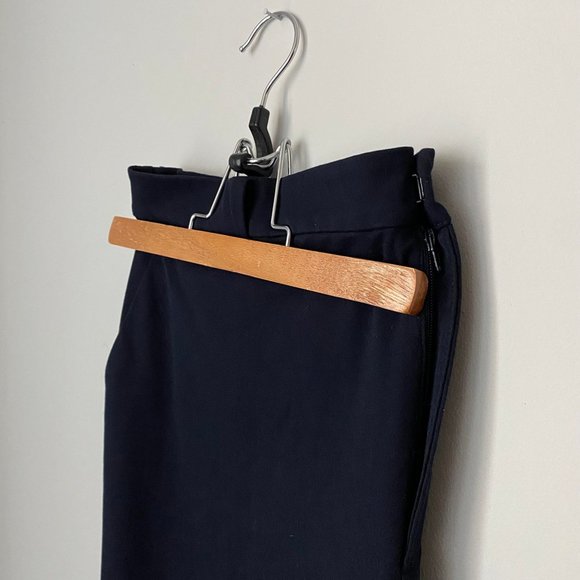 Uniqlo Navy Blue Ankle Trousers - Picture 3 of 8